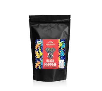 MOUNTAIN MYSTERY Bold Black Pepper Powder (Kali Mirch Powder) Fresh Ground Kerala Black Pepper 200g