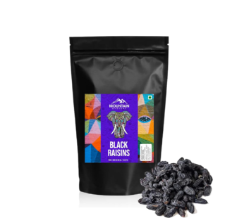 Mountain Mystery Black Raisins For More Benefits (200 Gram)