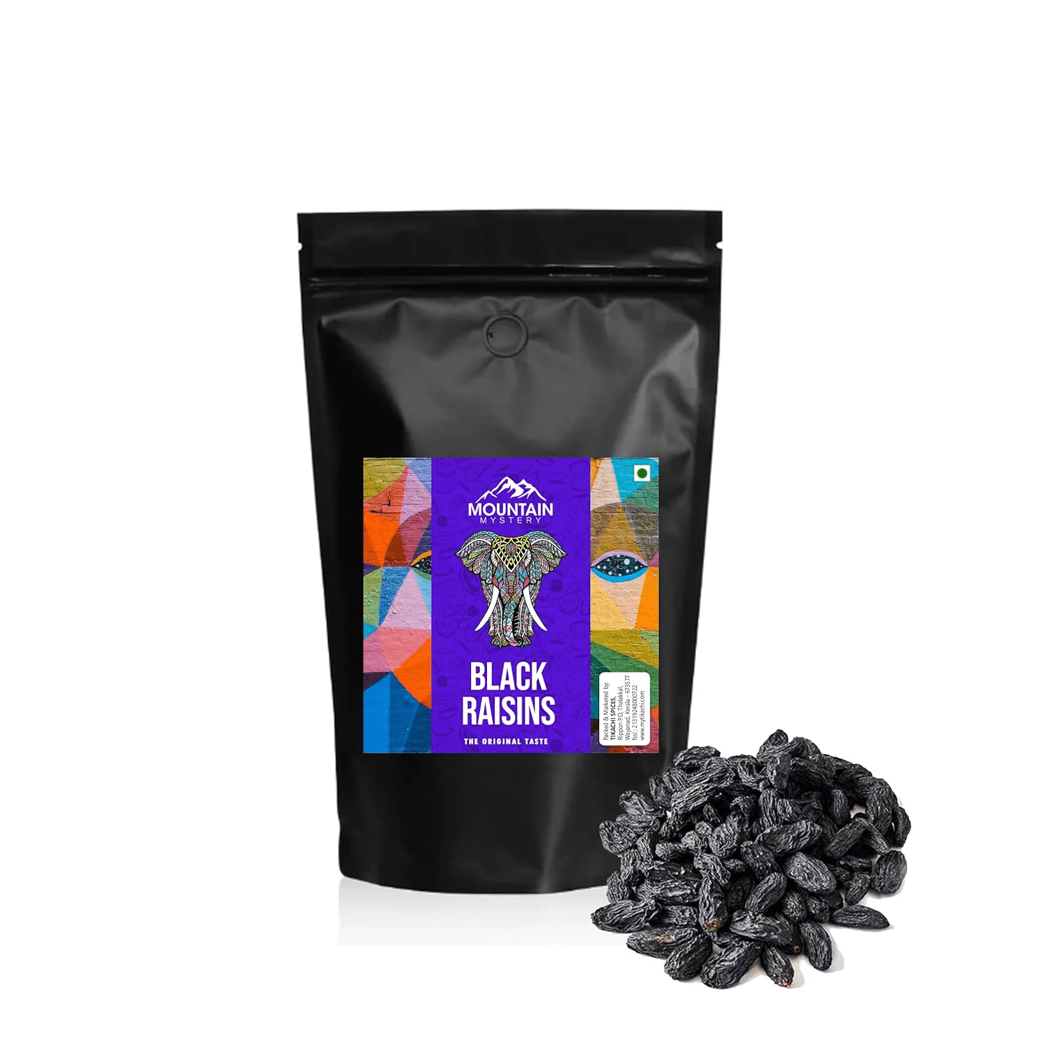 Mountain Mystery Black Raisins For More Benefits (200 Gram)